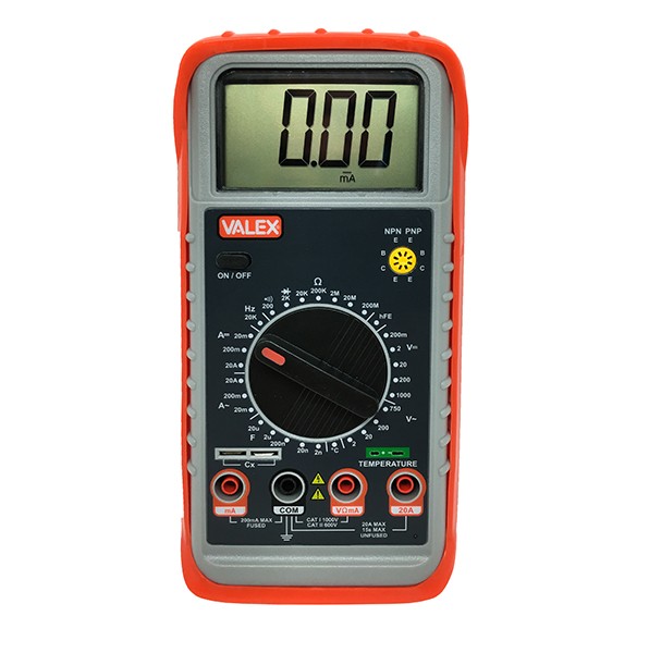 TESTER DIGITALE P9500 LINEA ARANCIO PROFESSIONALE VALEX