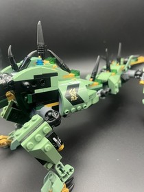LEGO Ninjago Green Ninja Mech Dragon (70612) Dragon Parts & Pieces (INCOMPLETE)