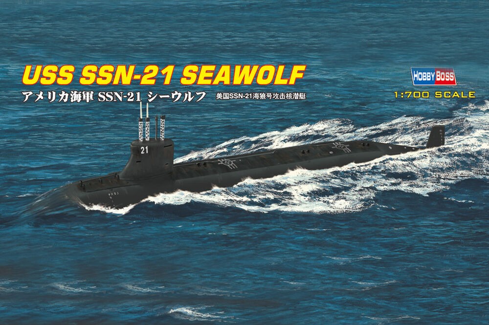 Hobbyboss 87003 - 1:700 USS SSN-21 Seawolf Attack Submarine- New