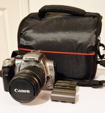 Canon EOS 300D Digital DSLR | 28–80mm Lens 2 x Batteries New Carry Case WORKING