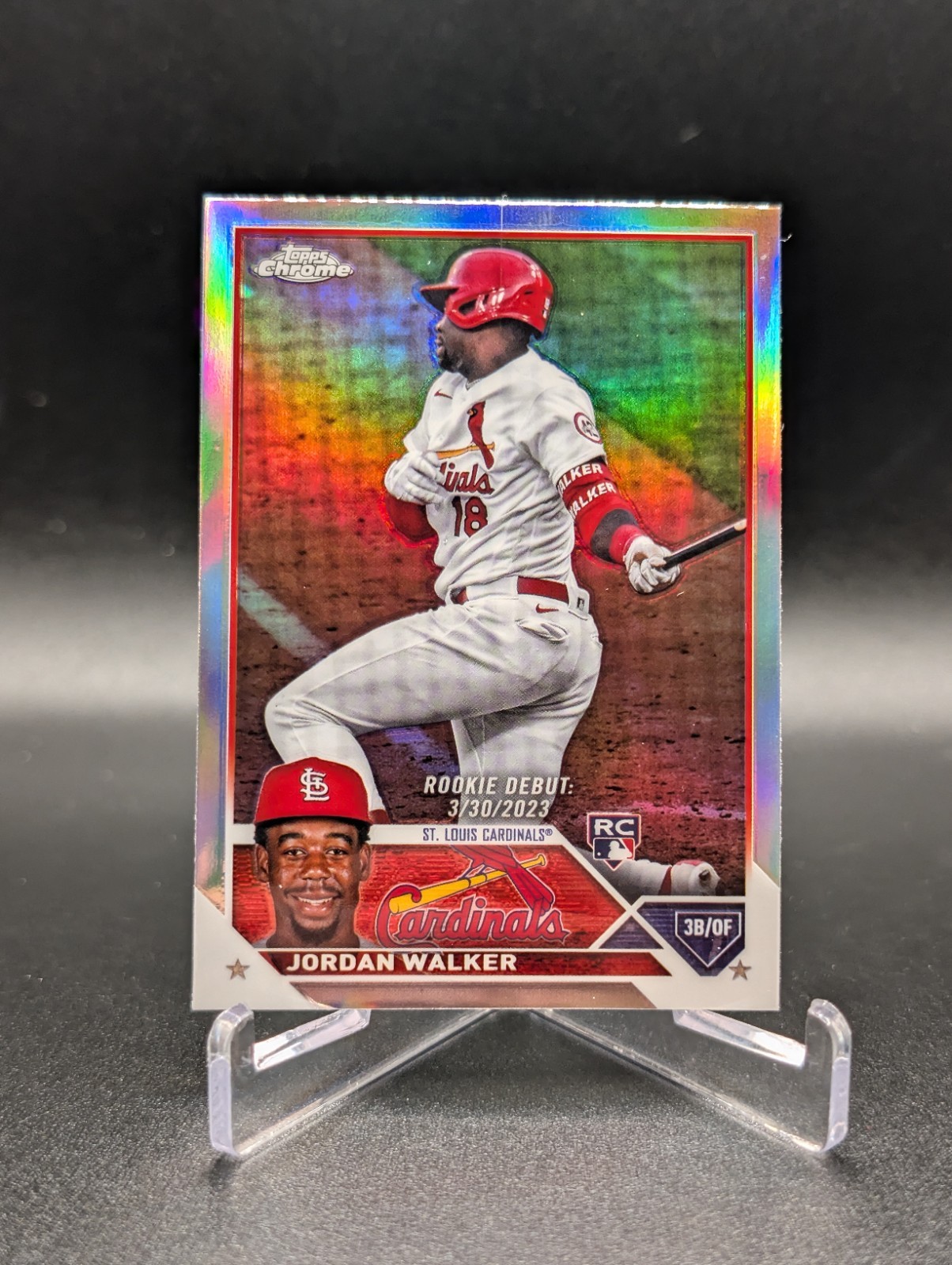 2023 Topps Chrome Update Jordan Walker #USC150 Refractor RC