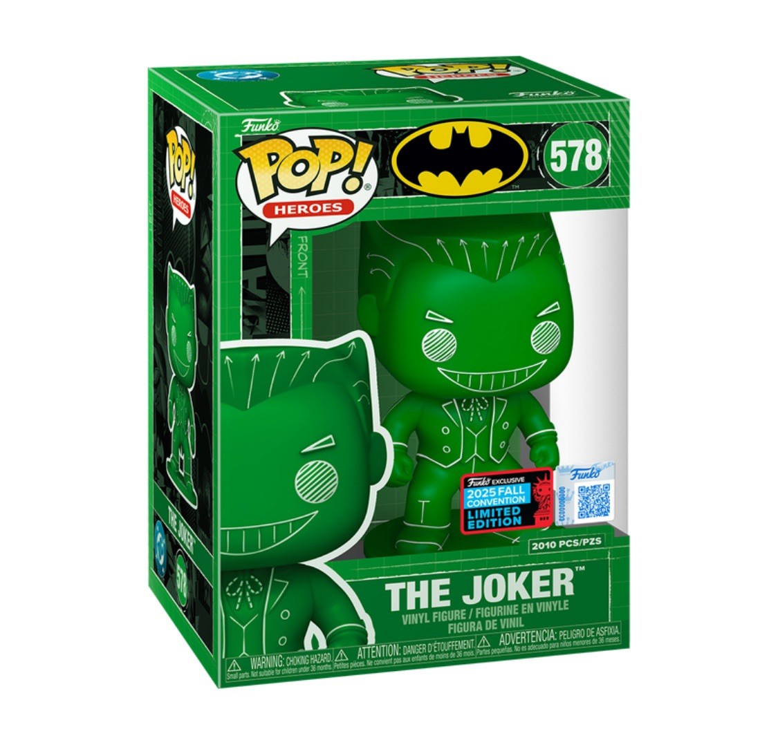 Cadeau idéal pour collectionneur de comics figurine Joker blueprint vert avec boîte protectrice