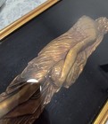 Vintage Greek Roman Goddess Water Nymph Wall Decor Gold 3D Plaque Frame 32"x11   — photo 4