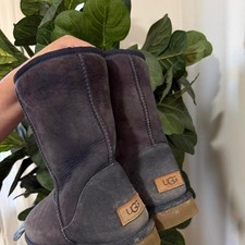 Ugg Women's Grey and Navy Boots