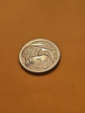 1985 NEW 🇳🇿 ZEALAND 20 CENTS WORLD COIN KM36.2 EXFINE DETAIL KIWI FREE SHIP 