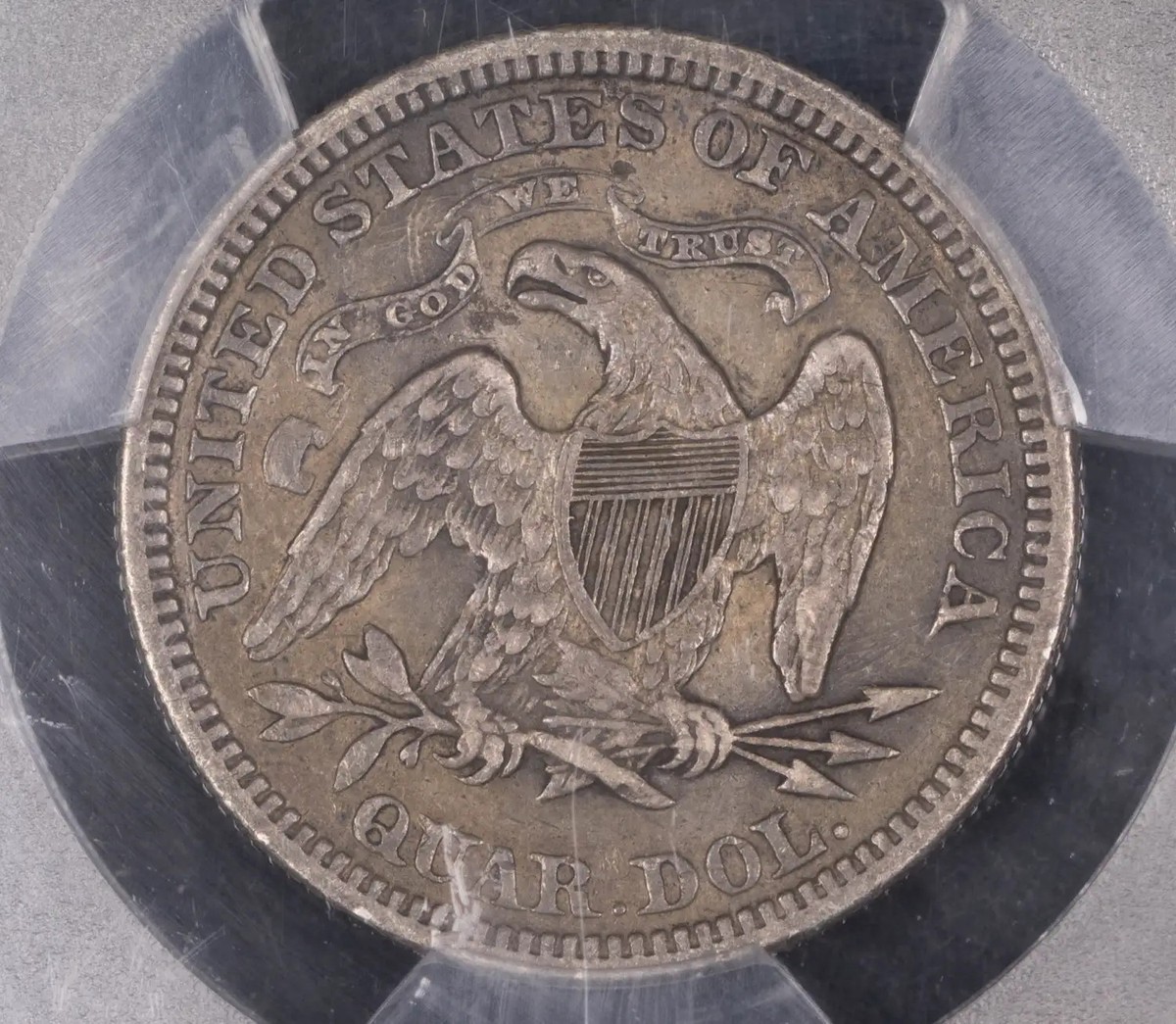 1873 P Seated Liberty Quarter PCGS VF-30 No Arrows, Closed 3 | eBay