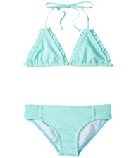 Billabong Girls' Sol Searcher Tri Two Piece Swimsuit Set Sz 7