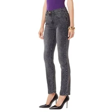 DG2 Diane Gilman Faded Stretch Denim Skinny Jean 358464-J