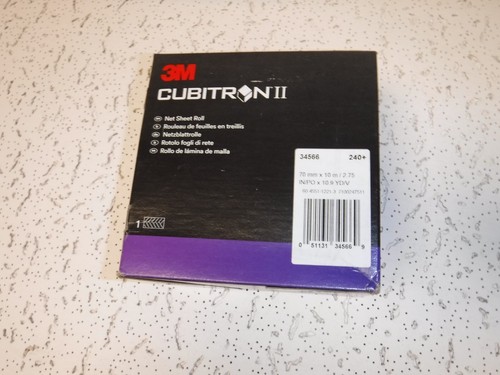 3M MMM Cubitron II Net Sheet Roll 34566, 240+ grit , 70 mm x 10 m, File Hook-it - Bild 1 von 2