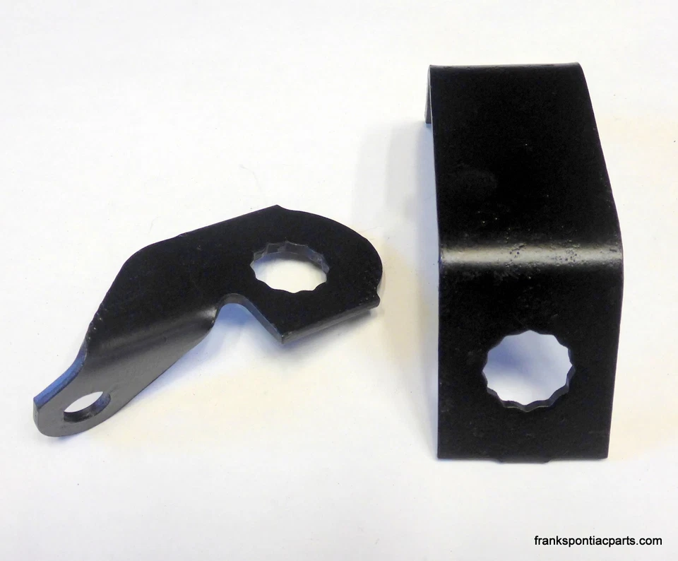 Soportes de línea de manguera de freno trasero Pontiac GM 1961-64 Bonneville Catalina GP Foto 2 de 2