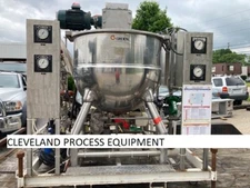 GROEN N150 STAINLESS STEEL 150 GAL AGITATED JACKETED KETTLE WITH WAUKESHA PUMP