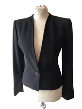 ** Maria Grachvogel ** Back Fitted Jacket ** 100% Wool ** Medium **