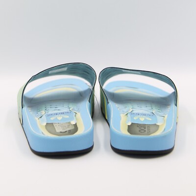 Adidas Adilette Premium ZX 8000 Men's Slides Sandals Blue Yellow