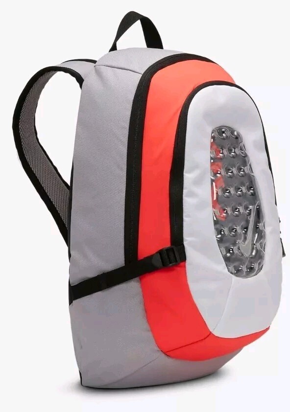 Nike Air Max Bubble Backpack Grey White Infrared Swoosh