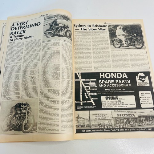 REVS Motorcycle News 1978 Vol. 11 No. 15 Vintage Magazine Large A3 Print - Picture 7 of 8