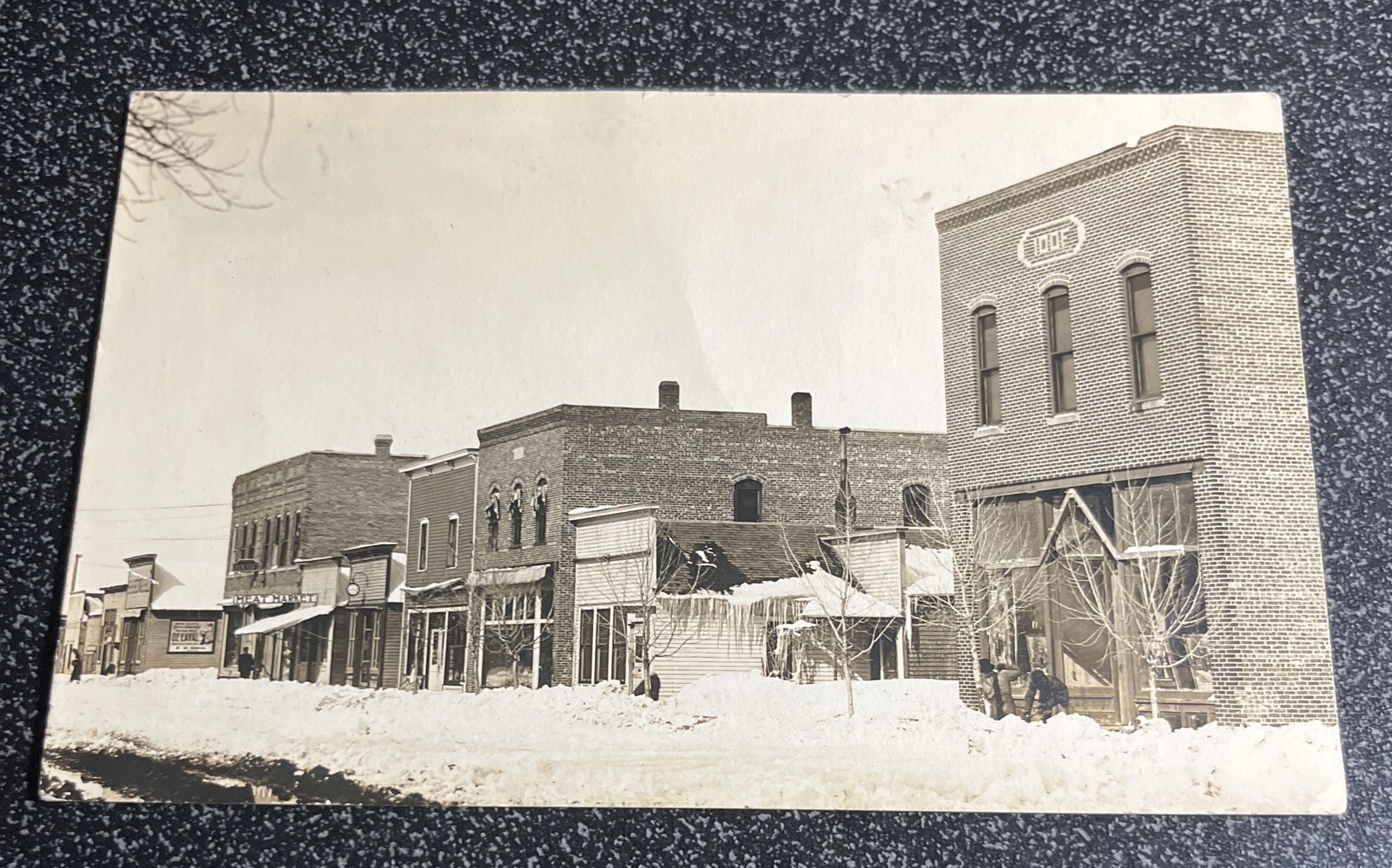 EARLY RPPC MAIN STREET VIEW IN ALMENA, KS eBay