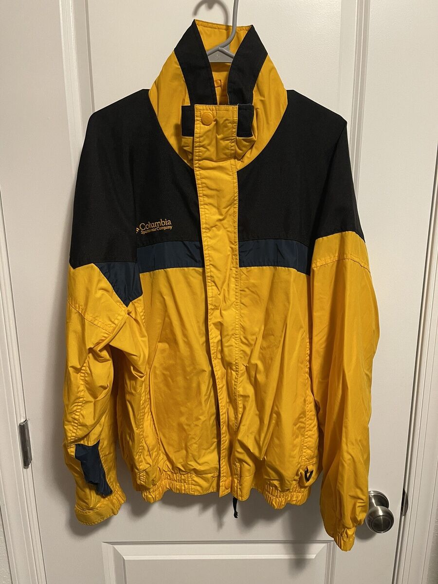 Vintage Columbia Bugaboo sz M mens yellow n black jacket | eBay Vintage Columbia Bugaboo sz M mens yellow n black jacket | eBay
