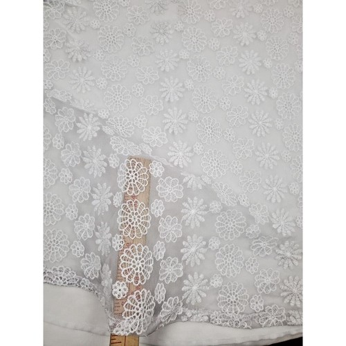 Torrid Top Plus Size 4 White Floral Popover Short Sleeve Womens Tunic 4X 4XL - Picture 6 of 7