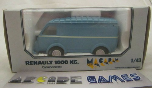 LG1747 MACADAM AM34 1/43 Voiture camionnette Renault 1000 kg Teinturerie jaune