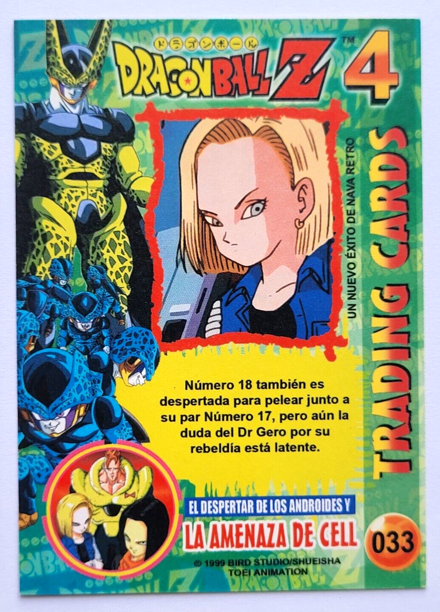 2023 DRAGON BALL Z4 #033 DR. GERO ANDROID #18 #20 PERU Edition