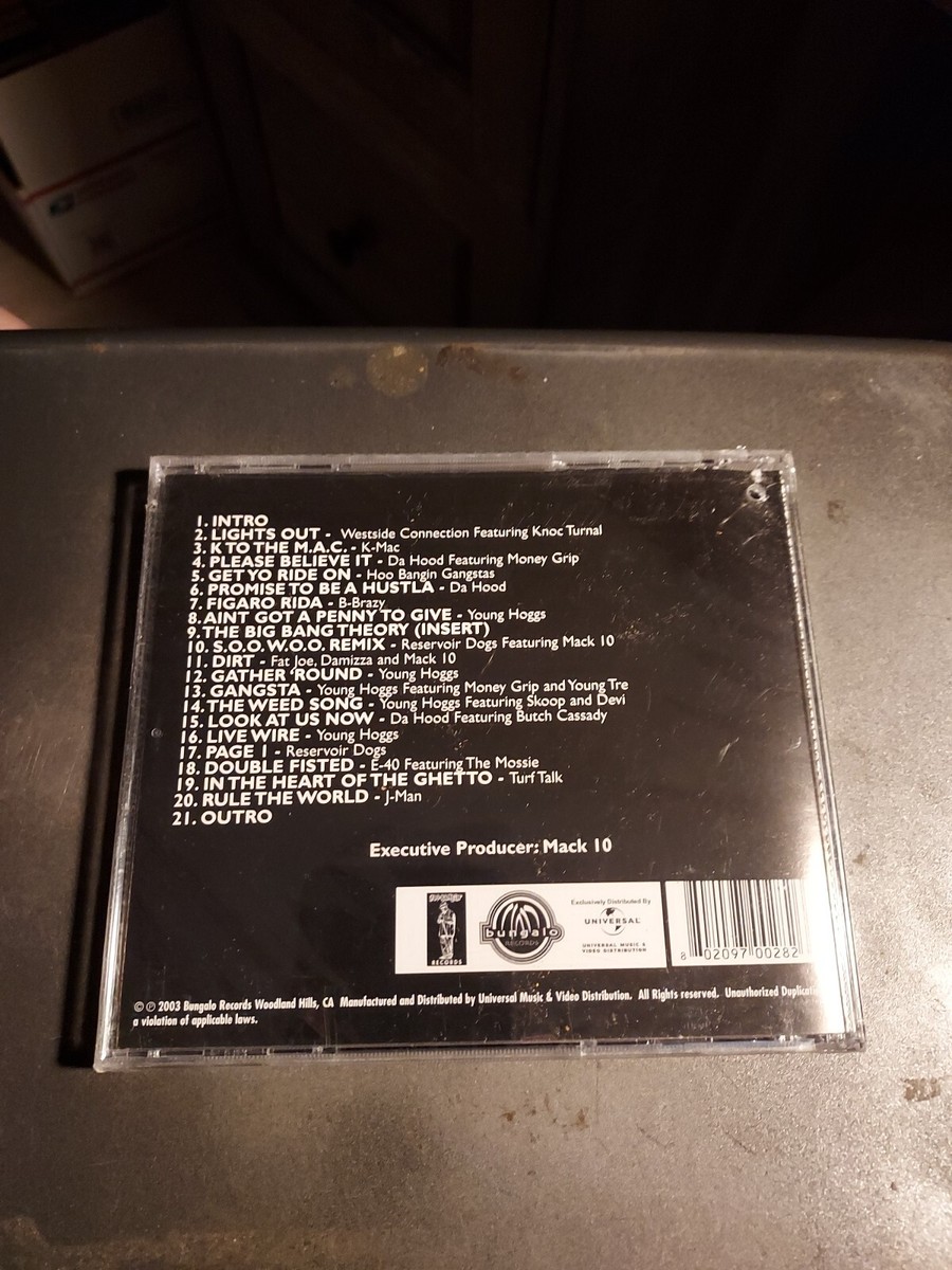 Ghetto, Gutter & Gangster [PA] by Mack 10 (CD, Jul-2003, Bungalo