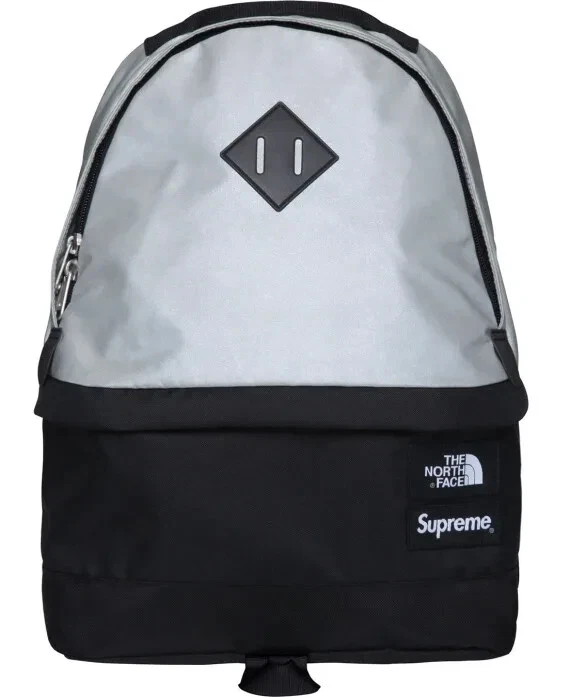 SAC À DOS RÉFLÉCHISSANT SUPREME NORTH FACE BERKELEY 3M NEUF NOIR