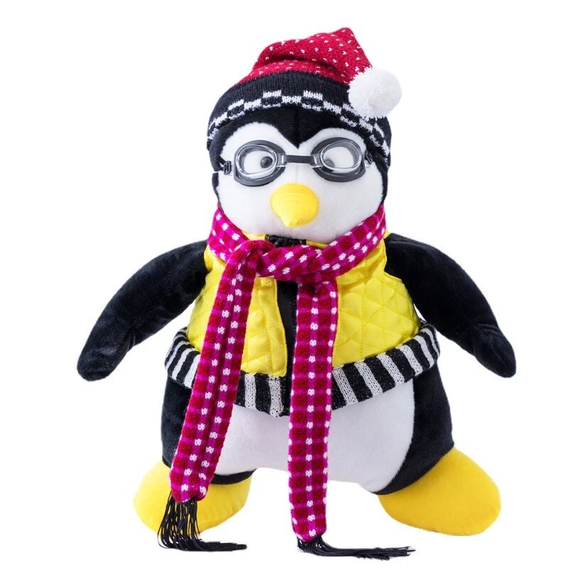  Warmtwinl TV Serious Friends Joey's Friend HUGSY Penguin Plush  Doll Cute Puppet Stuffed Pillow Toys, with Goggles, Scarf, and Hat : Toys &  Games