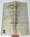 1850s Deed/Indenture On Vellum PHILADELPHIA PA Spring Garden Duane St & Brown St