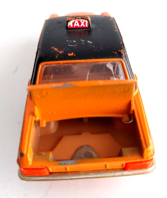 Vintage Corgi Diecast Taxi Mercedes-Benz 240D Orange Made in Gt