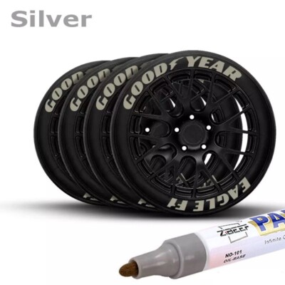 Total Tire Letters Waterproof Permanent Paint Marker Pen Car Tires Rubber Metal