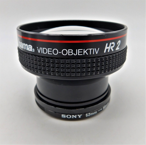 Sony Hama Video-Objective HR 2 Lens & Case - Picture 3 of 7