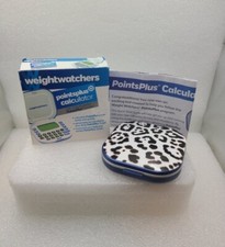 Weight Watchers PointsPlus Calculator Tracker Leopard Print Pocket Daily Weekly