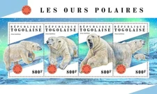 Polar Bears MNH Stamps 2018 Togo M/S