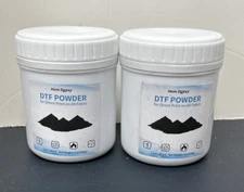 2x Hem Dgpsy DTF Powder BLACK Digital Transfer Hot Melt Adhesive 200gm SEALED
