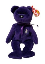 Ty Beanie Baby Princess Bear Rare Princess Dianna Memorial Bear. Mint Condition