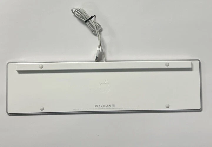 Apple White Aluminum USB Wired Keyboard & Mighty Mouse iMAC G4 G5 Genuine Set - Image 4 of 4