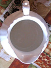 Vintage White Iris W.S. George Ceramic Porcelain Glass Pitcher — photo 2