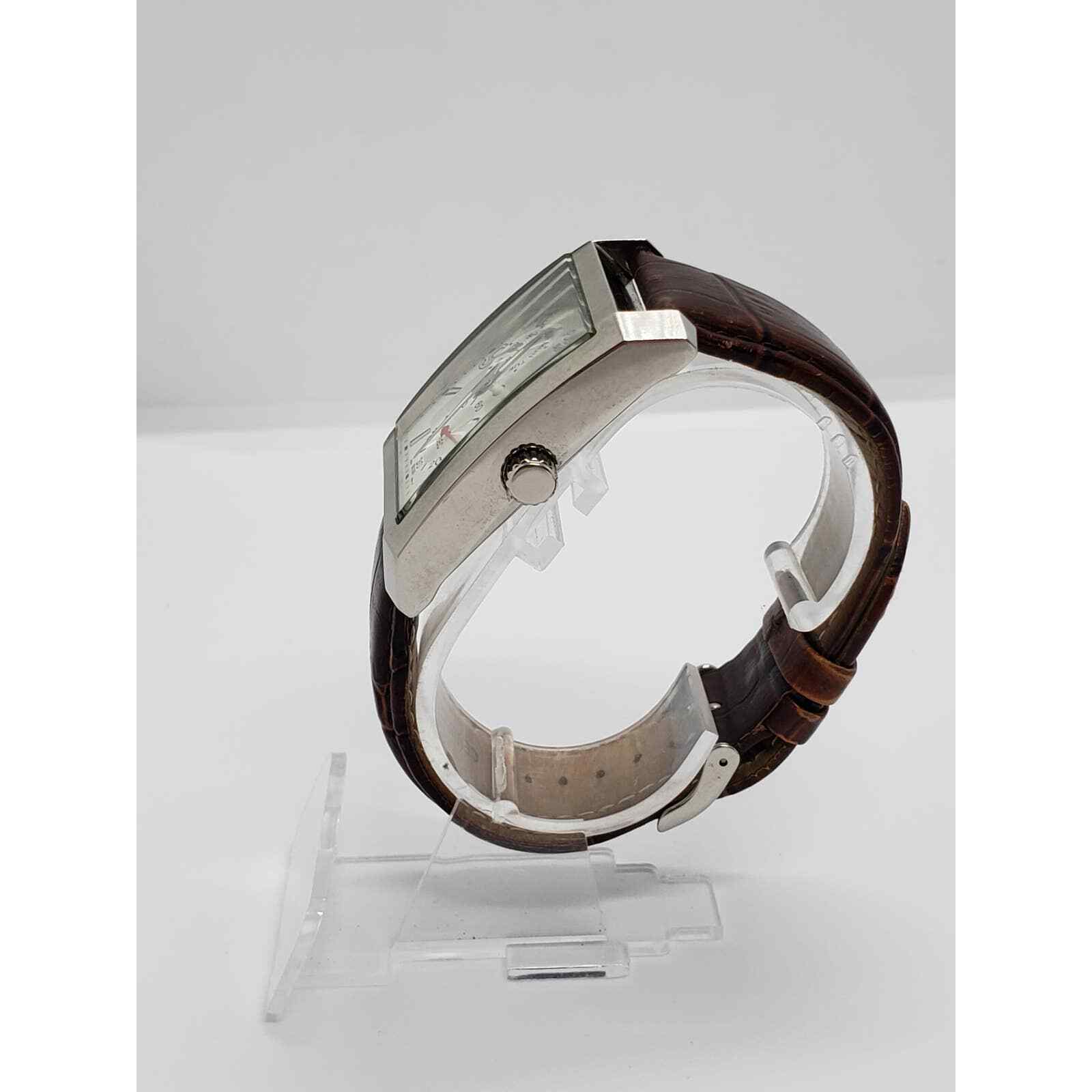 Men's Pulsar watch. Square multi function face. V… - image 3