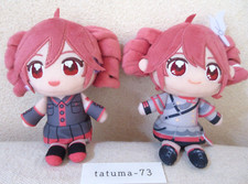 Kasane Teto Nuipurike Osuwari Plush Doll Mascot Set of 2 Fukuya 15cm Japan NEW