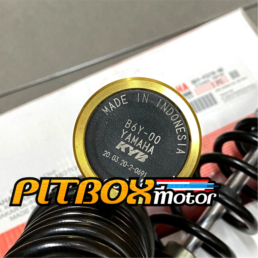 Amortiguador trasero lleno de gas Yamaha N-Max 2022 B6Y-F2210-20 2 piezas genuino Foto 2 de 3