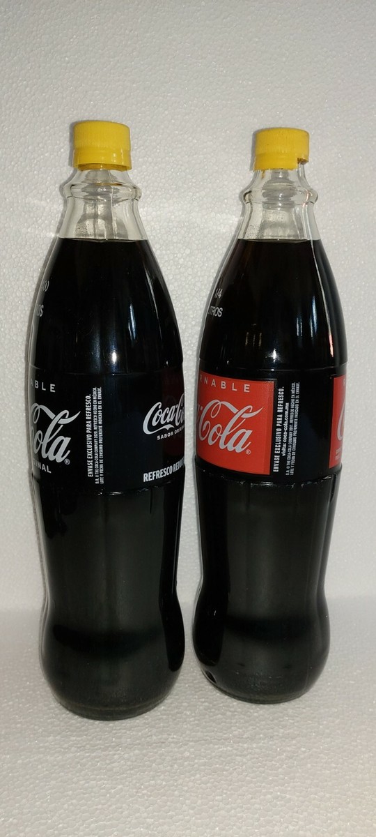 Coca cola bottle mexican, original flavor. Old and New