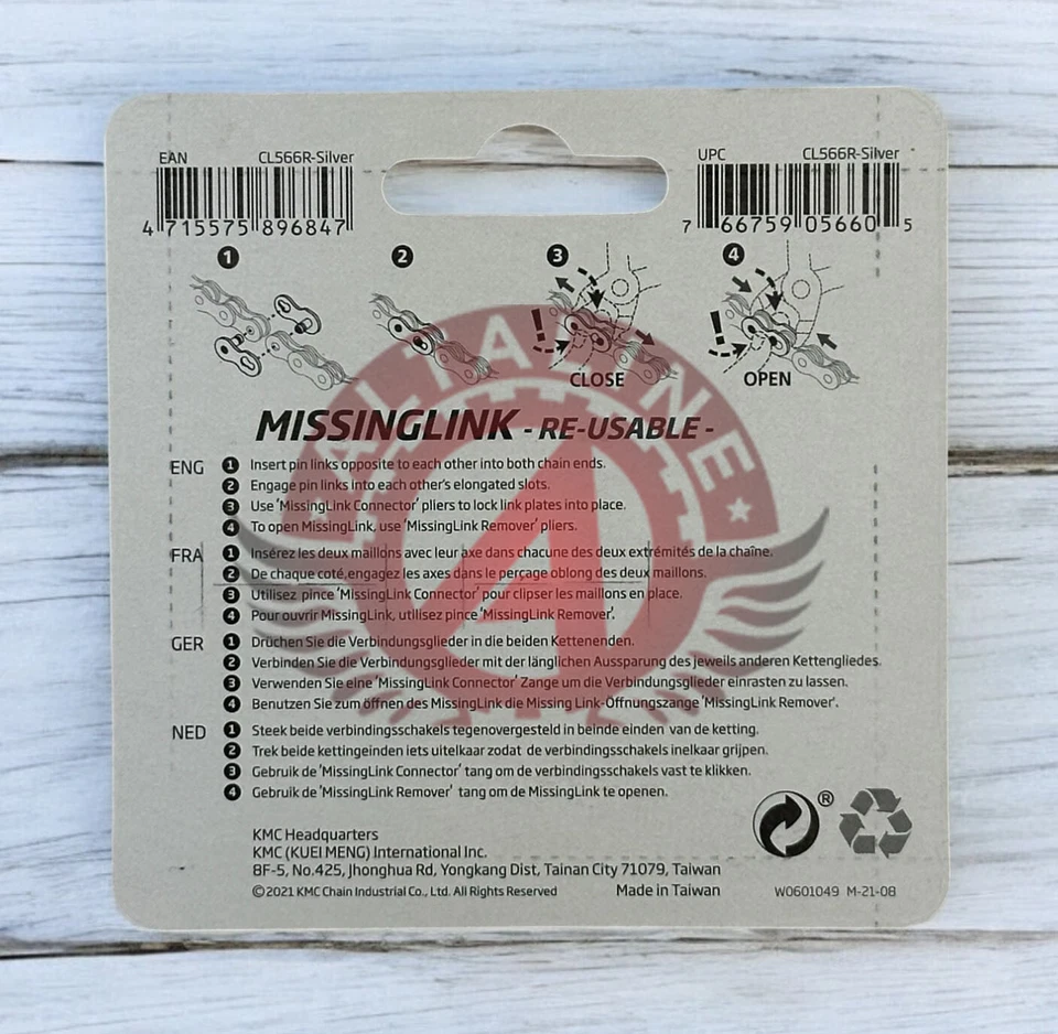 KMC Missing MASTER LINK 6 7 8 9 10 11 Speed Bicycle Chain Road Bike MTB. - Image 2 of 2