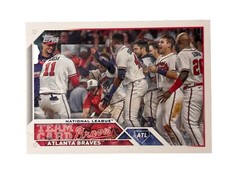 Excellent: 2023 topps Atlanta Braves Truist Field Trading Card