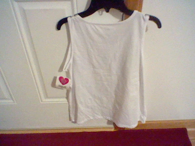 TOTALMENTE NUEVA CAMISETA SIN MANGAS NIÑA TALLA 10 1/2-12 1/2 BONITA PLUS EVERLAST Foto 3 de 3