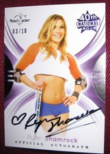 2015 BENCHWARMER SILVER AUTOGRAPH #89 RYAN SHAMROCK PURPLE 3/10