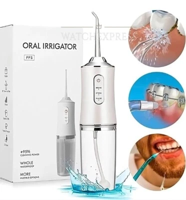 IDROPULSORE Dentale Portatile Elettrico Irrigatore Orale Per Cura Denti
