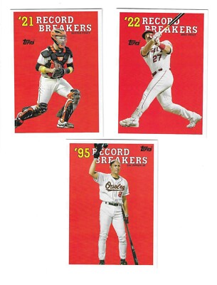 2023 Topps Series 2 RECORD BREAKERS BOX-TOPPER U-Pick Jeter Trout Posey Ripken