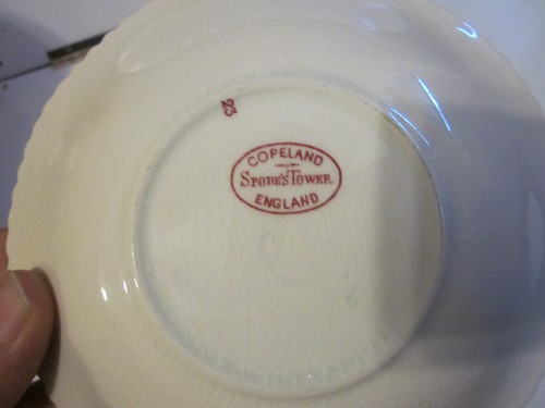 Vintage Copeland Spode PINK Tower Scene TEA CUP AND SAUCER - Picture 5 of 5
