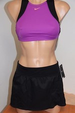 NWT Nike Swimsuit Swimsuit Bra 2pc Set Size XL Skirt Cosmic Purple/Violet