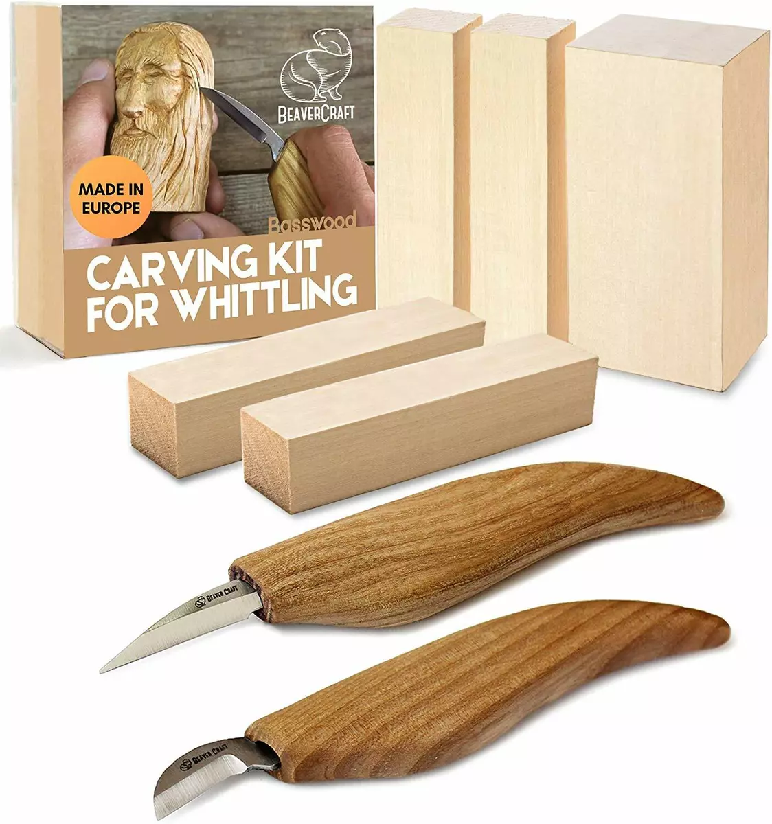 Wood Carving Kit Whittling Knife Spoon Chip Cutting Extraction Tool Compact  Gift